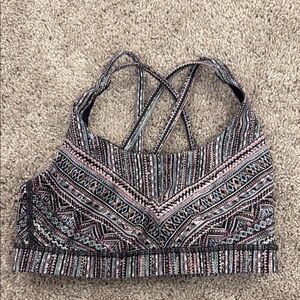 Lululemon Patterned Energy Bra